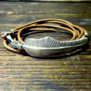 prayer feather bracelet