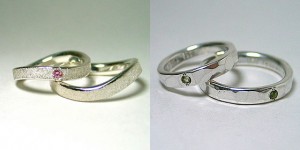オーダーメイドの結婚指輪1
