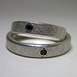 stone ring [4mm/Black Diamond:custom order sample]