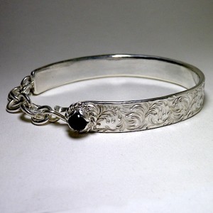 muku bracelet [straight 10mm/soul texture/natural stone]