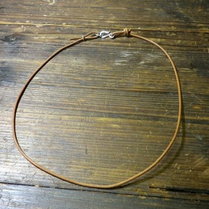 muku leather neck cord [stamp work disk]
