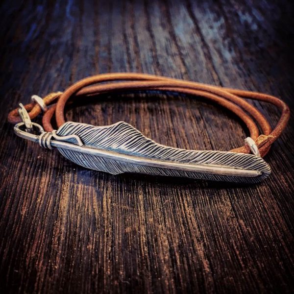 prayer feather bracelet